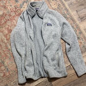 Patagonia Heather Gray Fleece Jacket